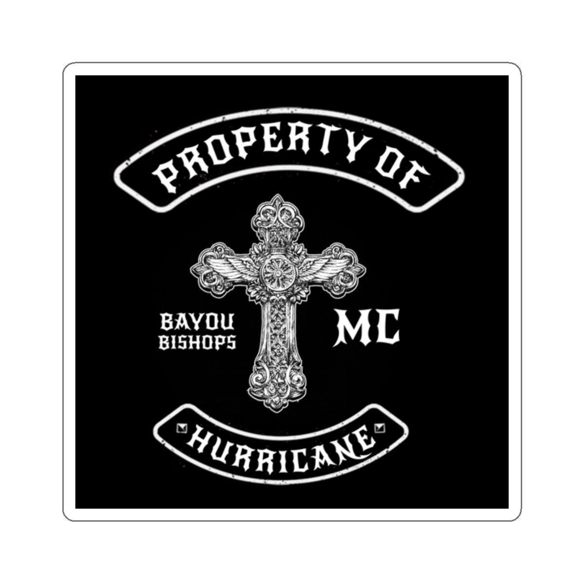 PROPERTY OF HURRICANE STICKER