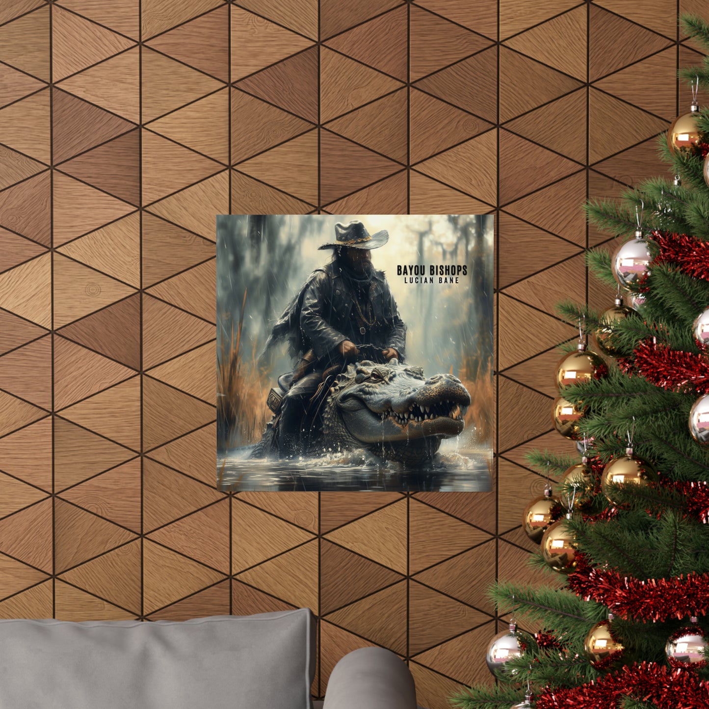 Matte Horizontal Poster of Bishop and Gros Jean