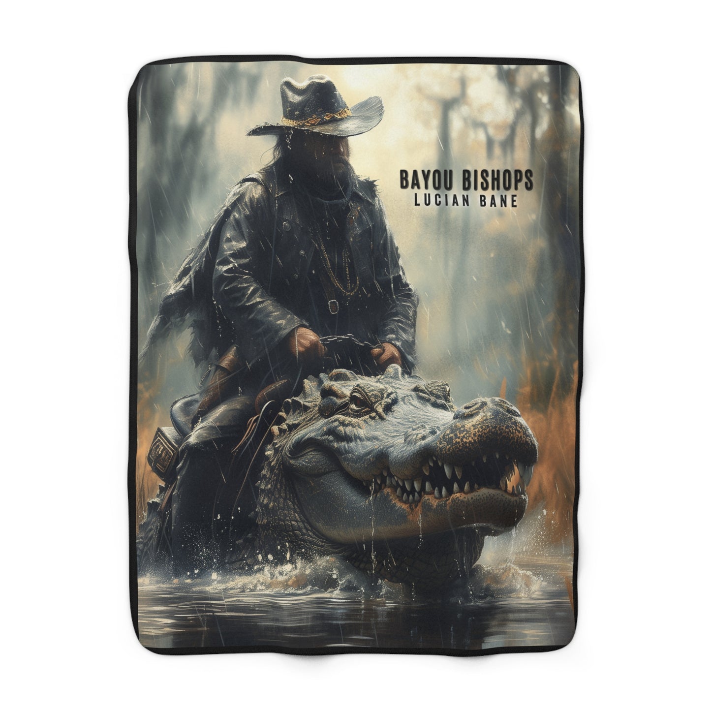 BISHOP AND GROS JEAN SHERPA FLEECE BLANKET