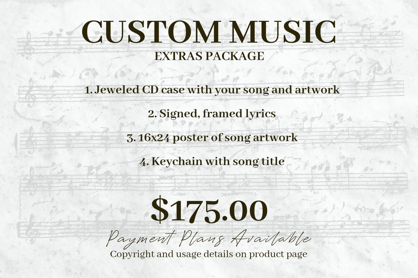 Custom Song Package #2