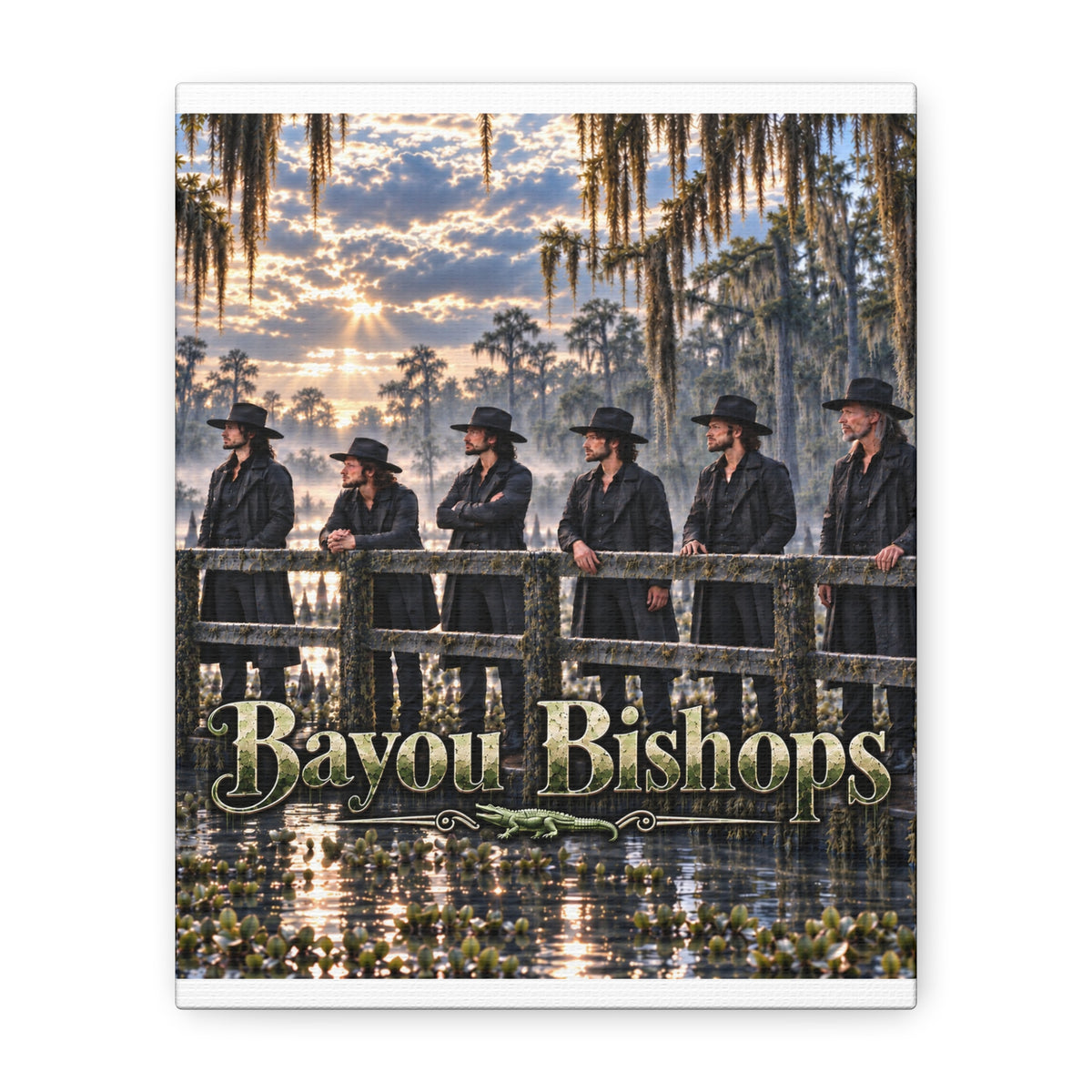 Bayou Bishops Matte Canvas Wall Art — Stretched 1.25"