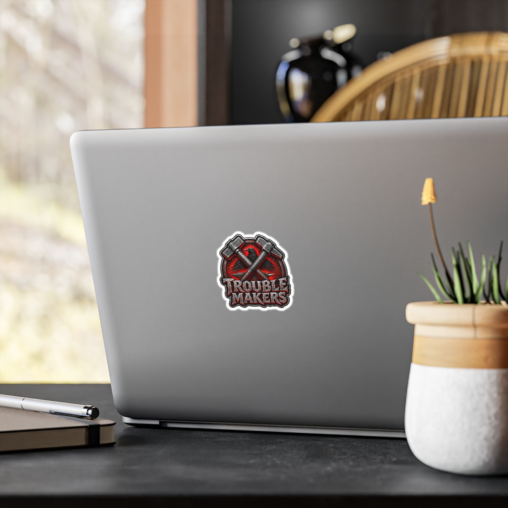 Trouble Makers Kiss Cut-Sticker