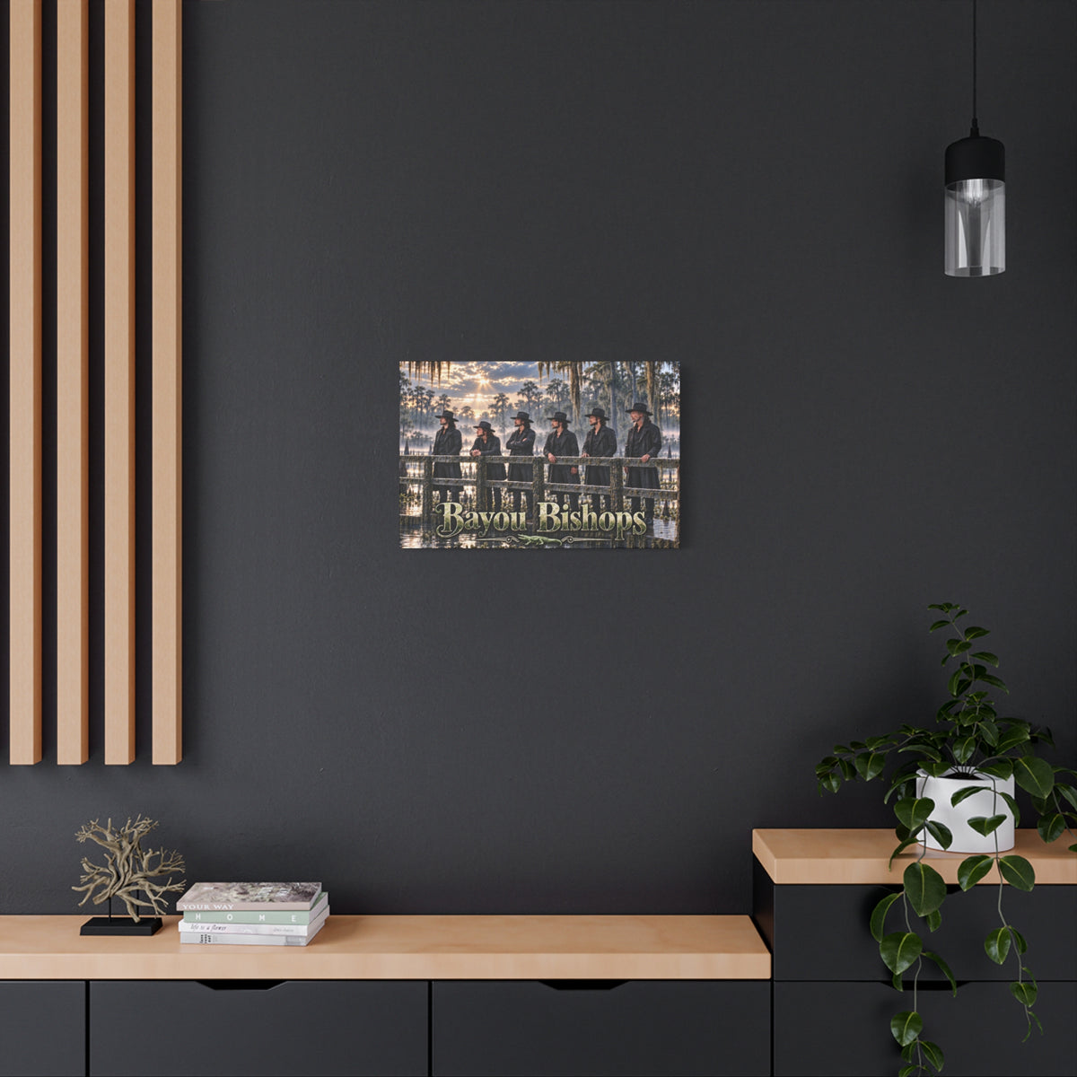 Bayou Bishops Matte Canvas Wall Art — Stretched 1.25"