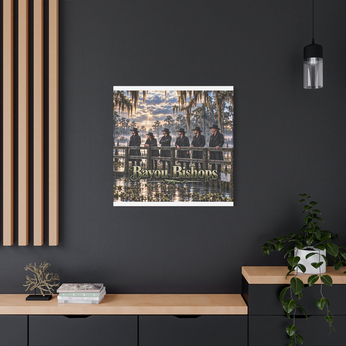 Bayou Bishops Matte Canvas Wall Art — Stretched 1.25"