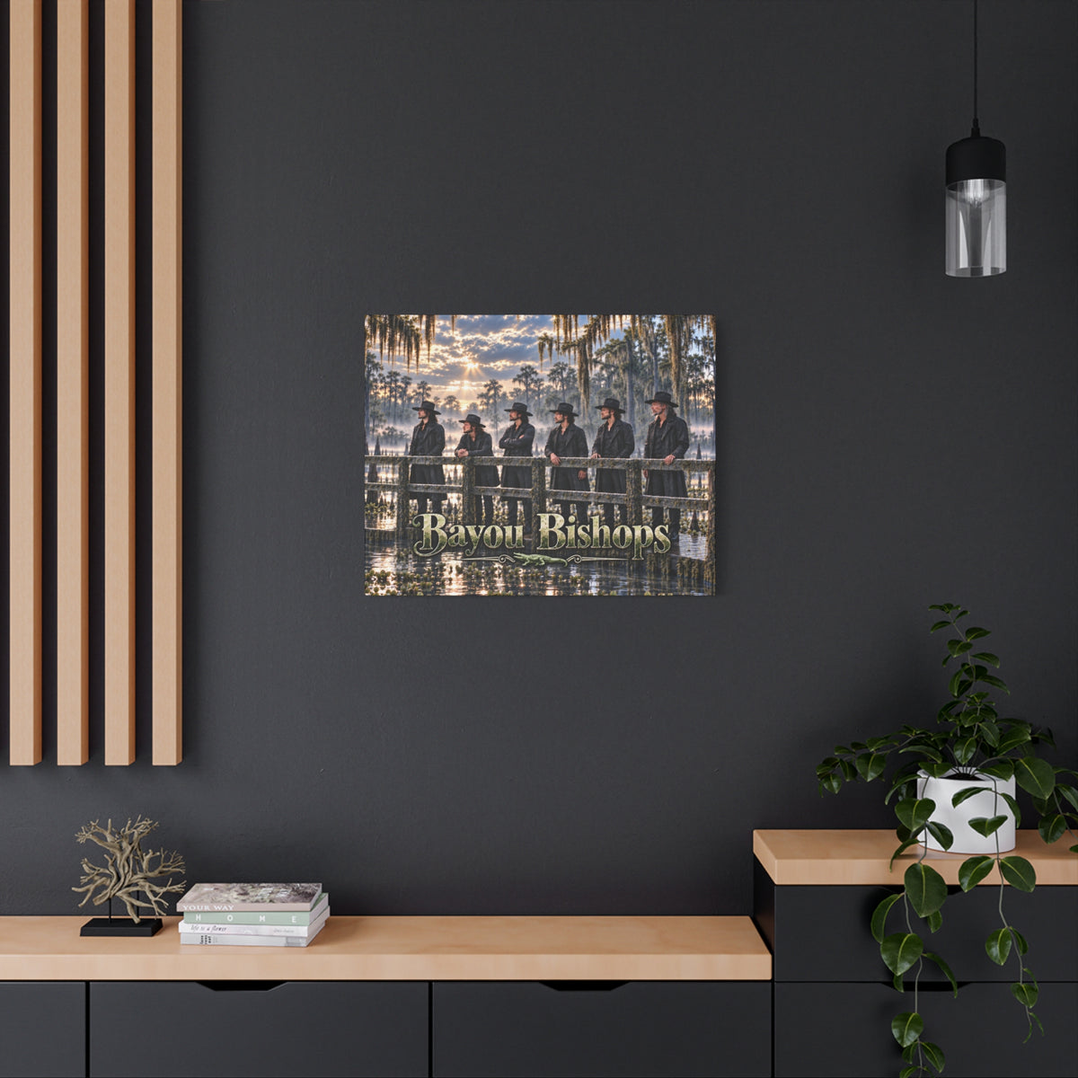 Bayou Bishops Matte Canvas Wall Art — Stretched 1.25"