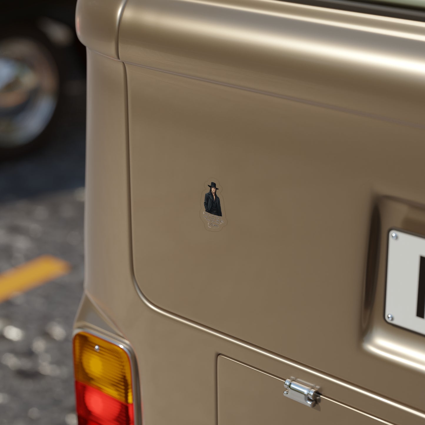 Chic Die-Cut Outdoor Sticker, Trendy Vinyl Decal for Cars, Laptops, and Water Bottles, Gift for Fans and Collectors
