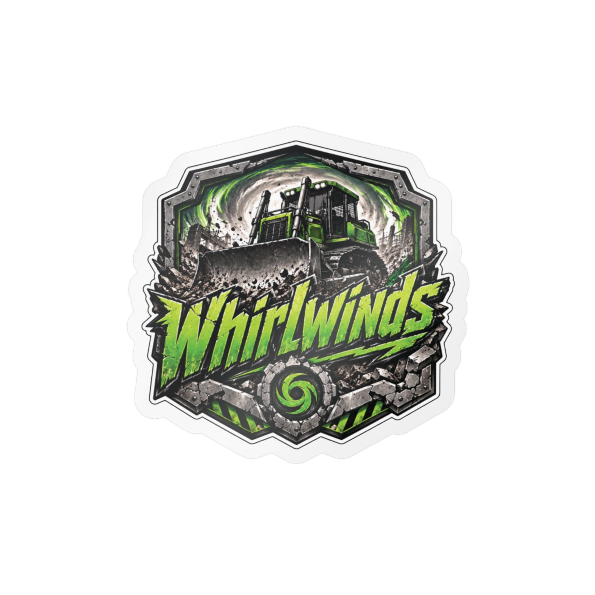Whirlwinds Kiss Cut-Sticker