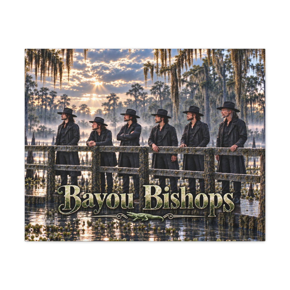 Bayou Bishops Matte Canvas Wall Art — Stretched 1.25"