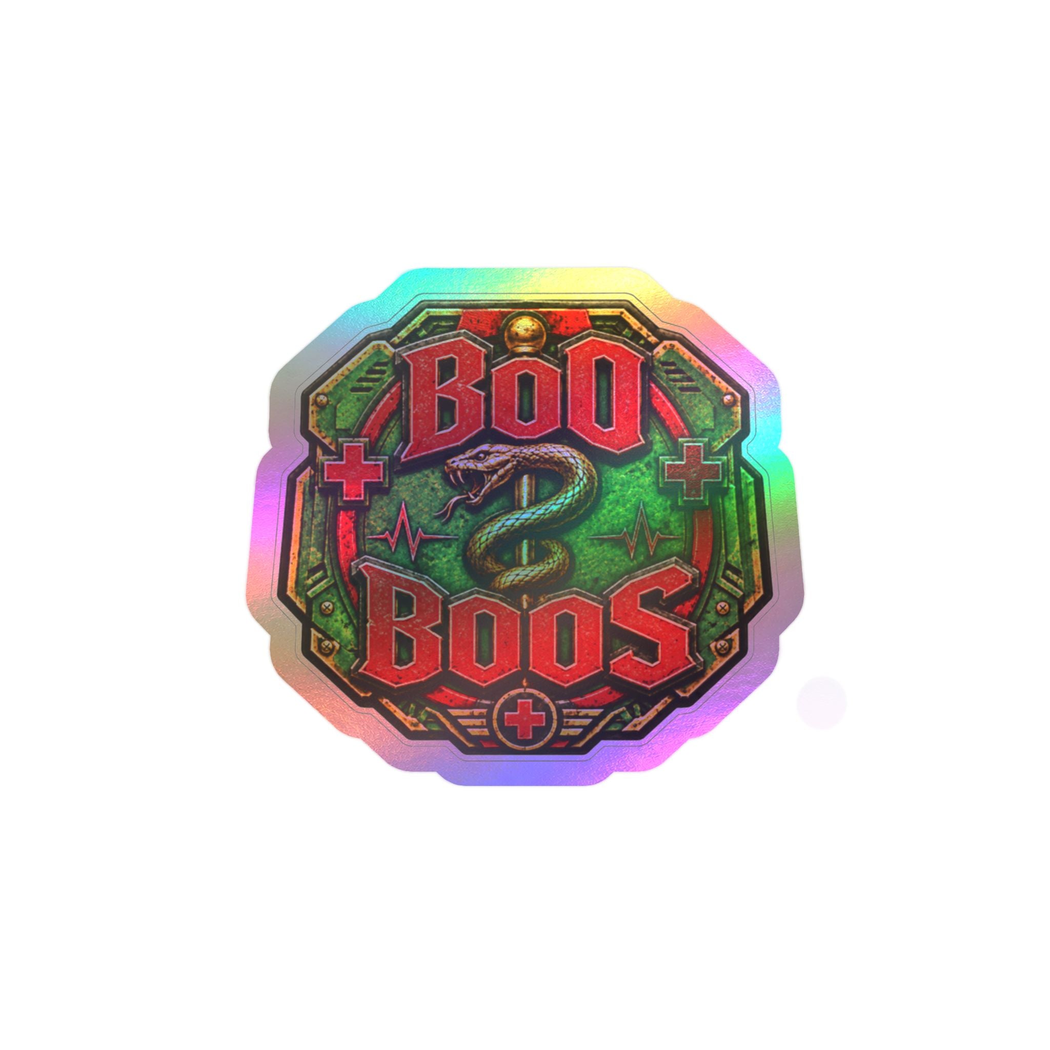 Boo Boos Kiss Cut-Sticker