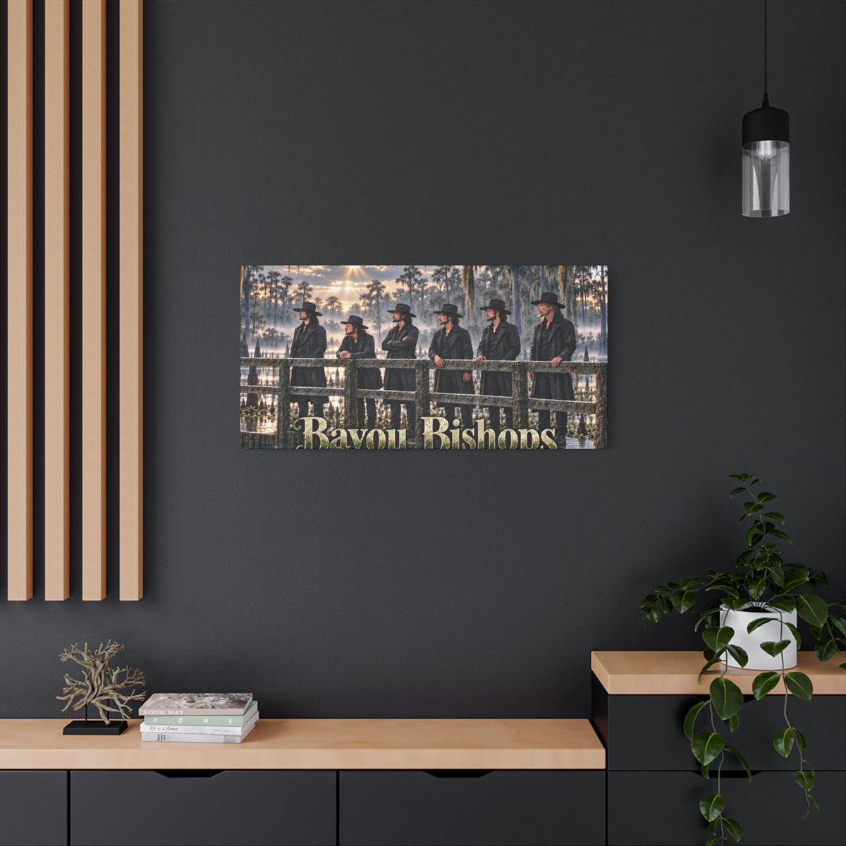 Bayou Bishops Matte Canvas Wall Art — Stretched 1.25"