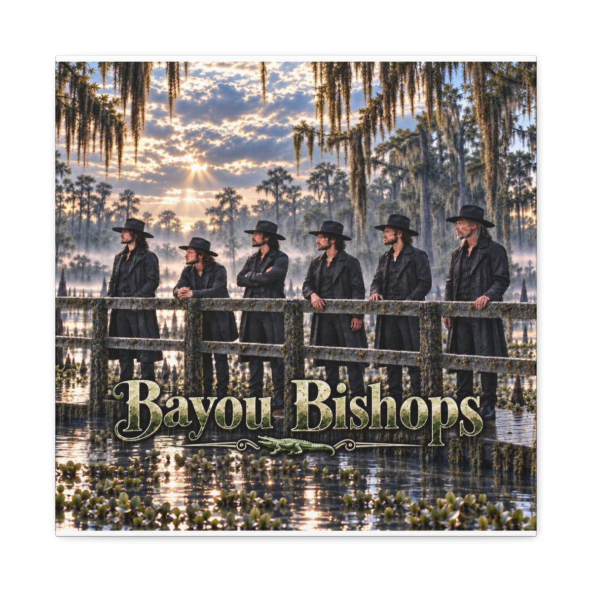 Bayou Bishops Matte Canvas Wall Art — Stretched 1.25"