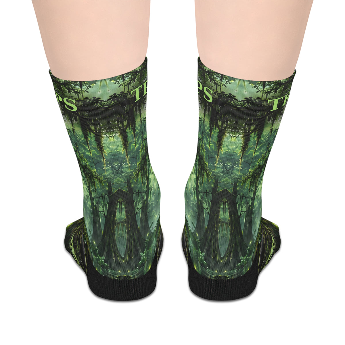 Bayou Bishops Traps/Knots Mid-Length Socks
