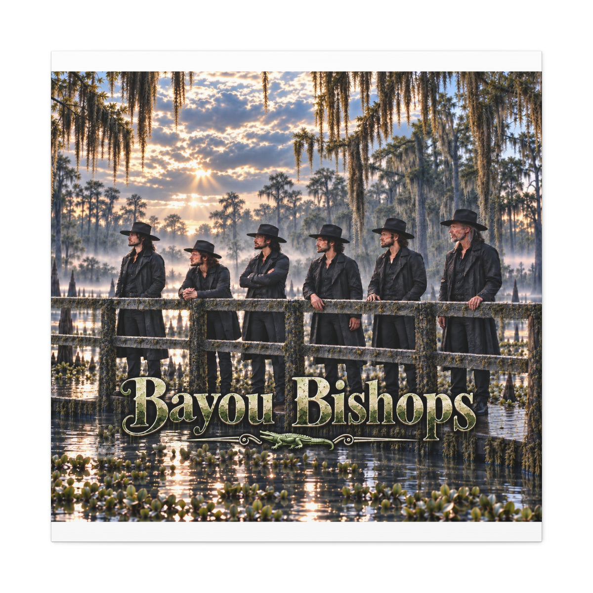Bayou Bishops Matte Canvas Wall Art — Stretched 1.25"