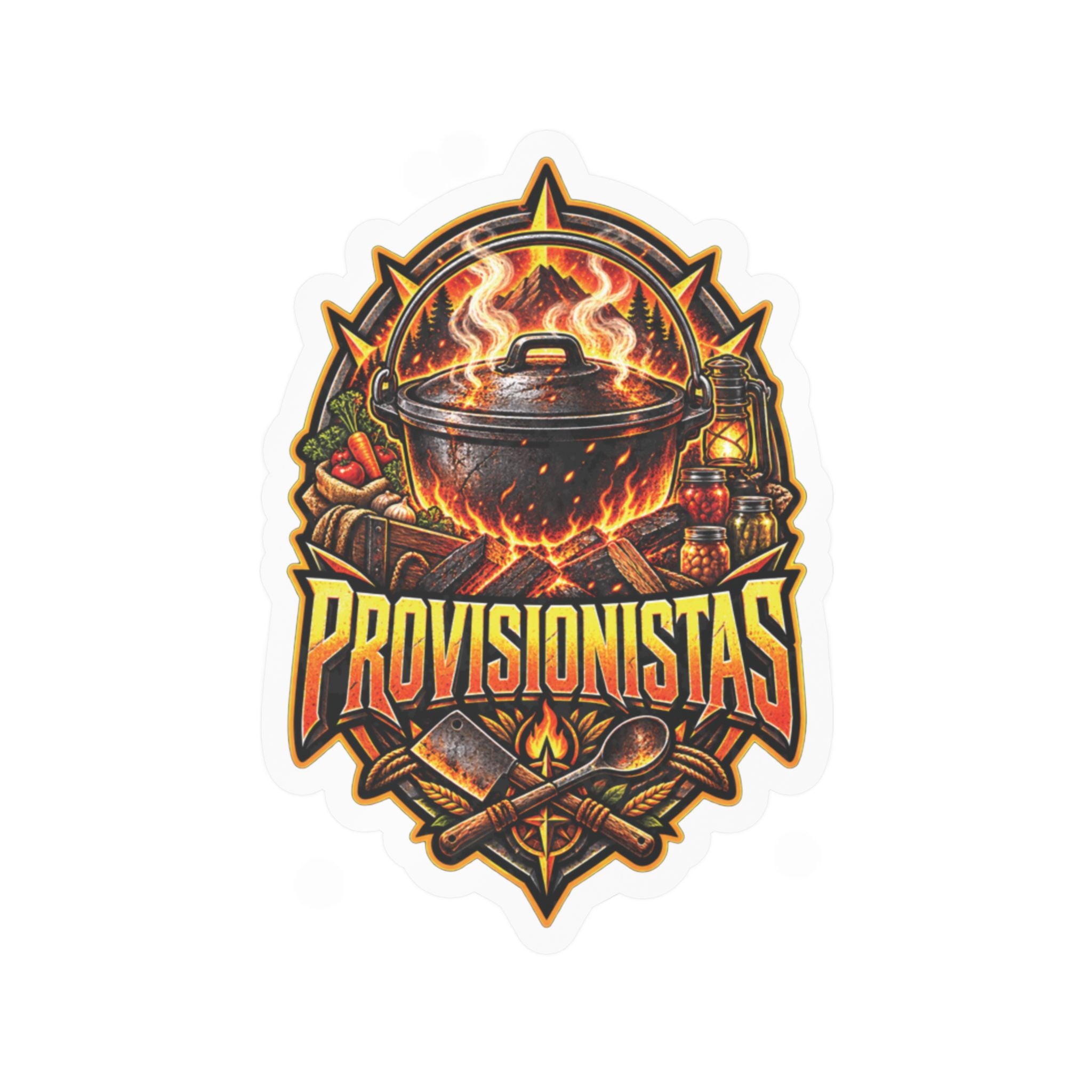 PROVISIONISTAS Kiss Cut-Sticker