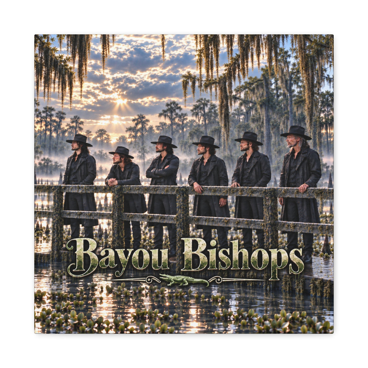 Bayou Bishops Matte Canvas Wall Art — Stretched 1.25"