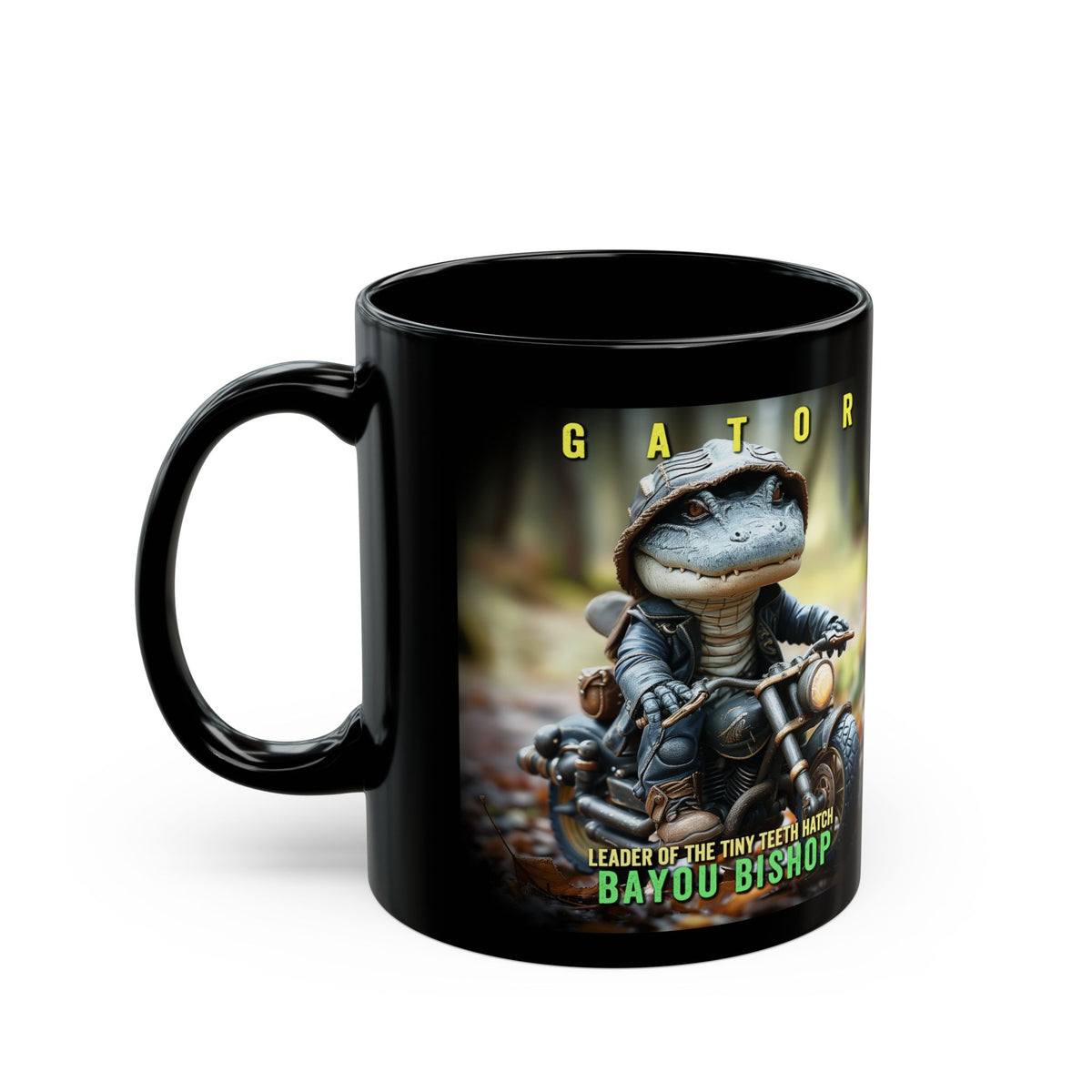 Lil Gator Mug — 'Bayou Bishops' Coffee Cup (11oz)