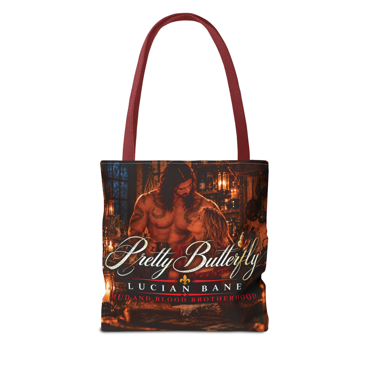 Lesions' Pretty Butterfly Concert Tote - 'Mud and Blood'