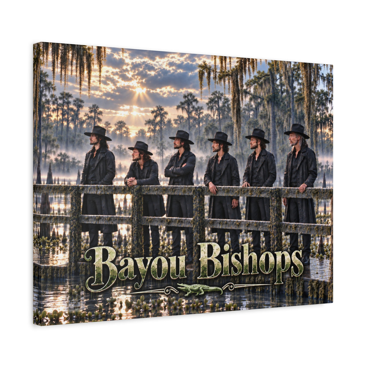 Bayou Bishops Matte Canvas Wall Art — Stretched 1.25"