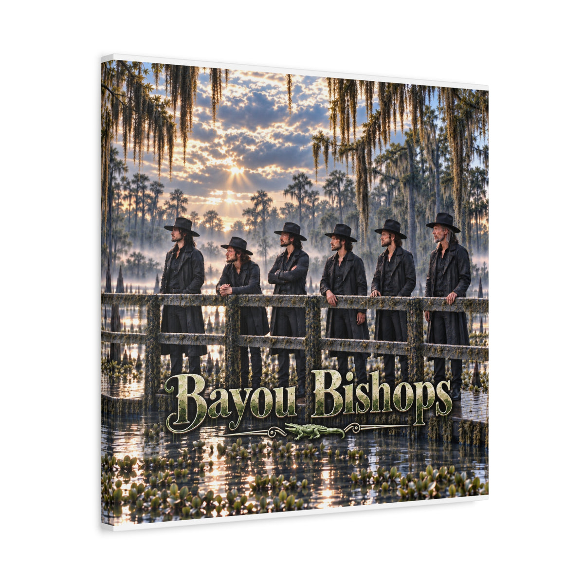 Bayou Bishops Matte Canvas Wall Art — Stretched 1.25"