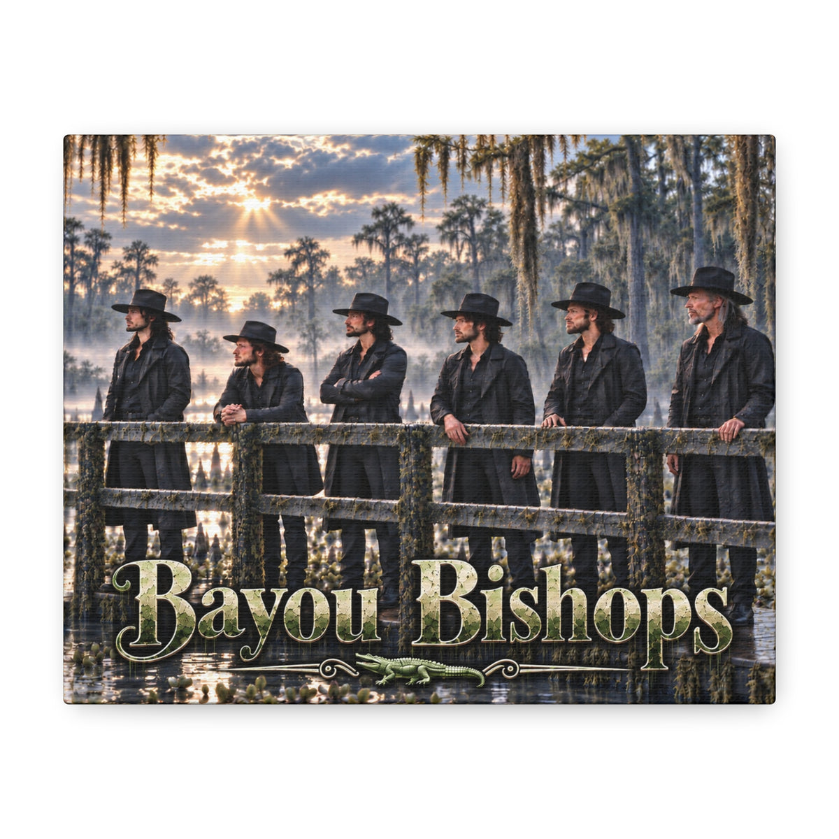 Bayou Bishops Matte Canvas Wall Art — Stretched 1.25"