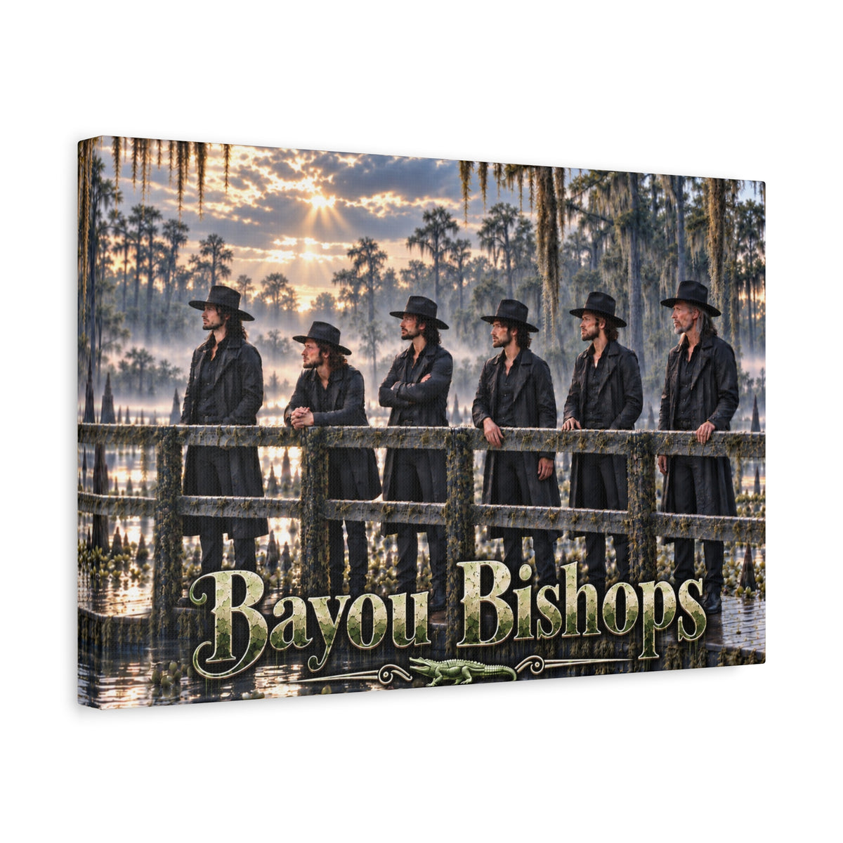 Bayou Bishops Matte Canvas Wall Art — Stretched 1.25"