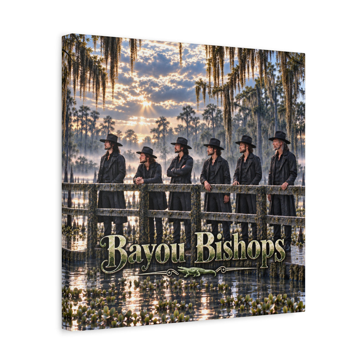 Bayou Bishops Matte Canvas Wall Art — Stretched 1.25"