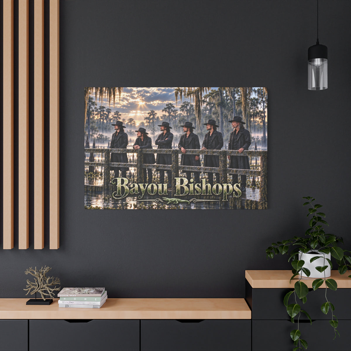 Bayou Bishops Matte Canvas Wall Art — Stretched 1.25"