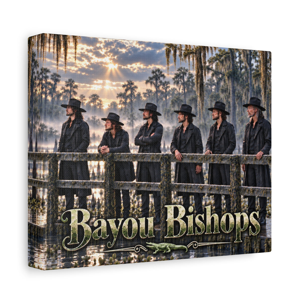 Bayou Bishops Matte Canvas Wall Art — Stretched 1.25"