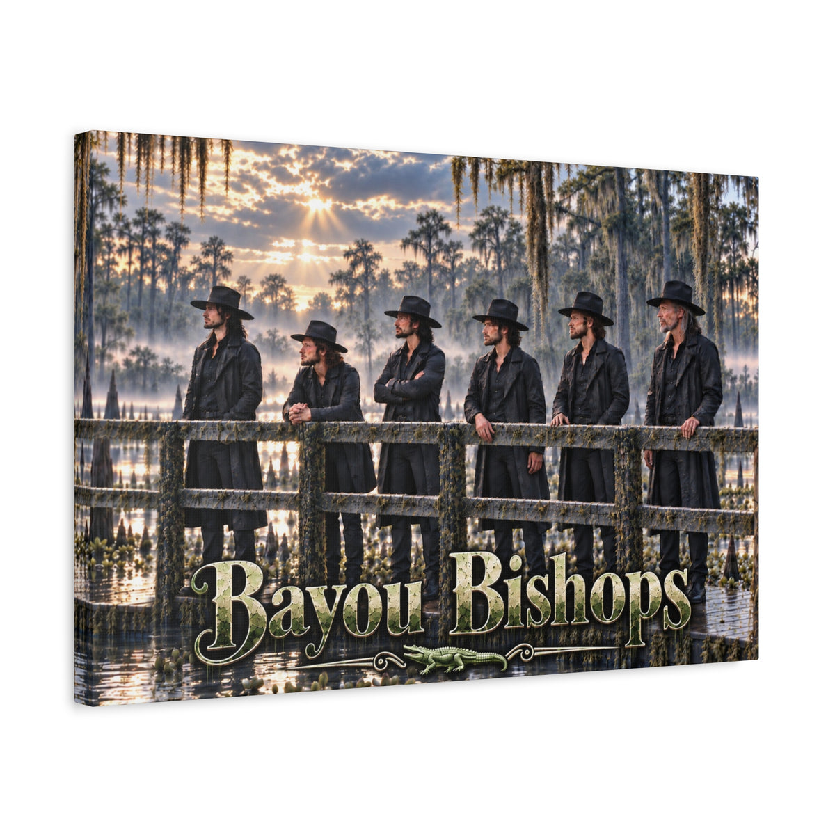Bayou Bishops Matte Canvas Wall Art — Stretched 1.25"