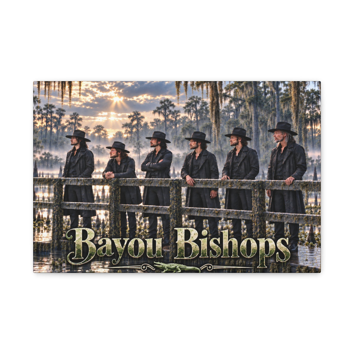 Bayou Bishops Matte Canvas Wall Art — Stretched 1.25"