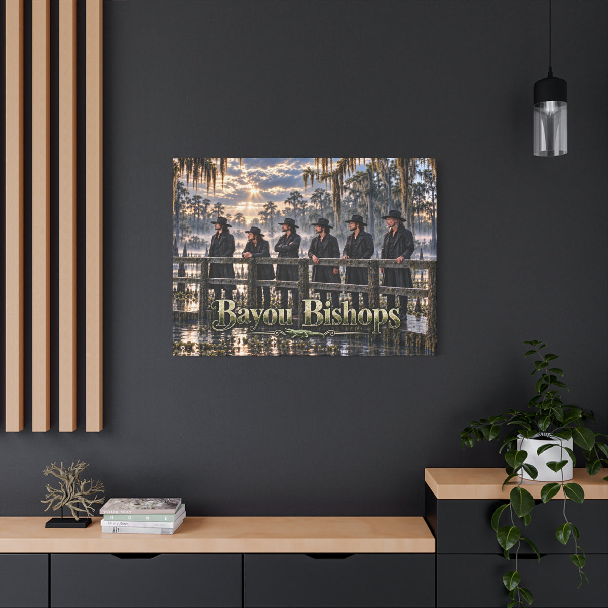 Bayou Bishops Matte Canvas Wall Art — Stretched 1.25"