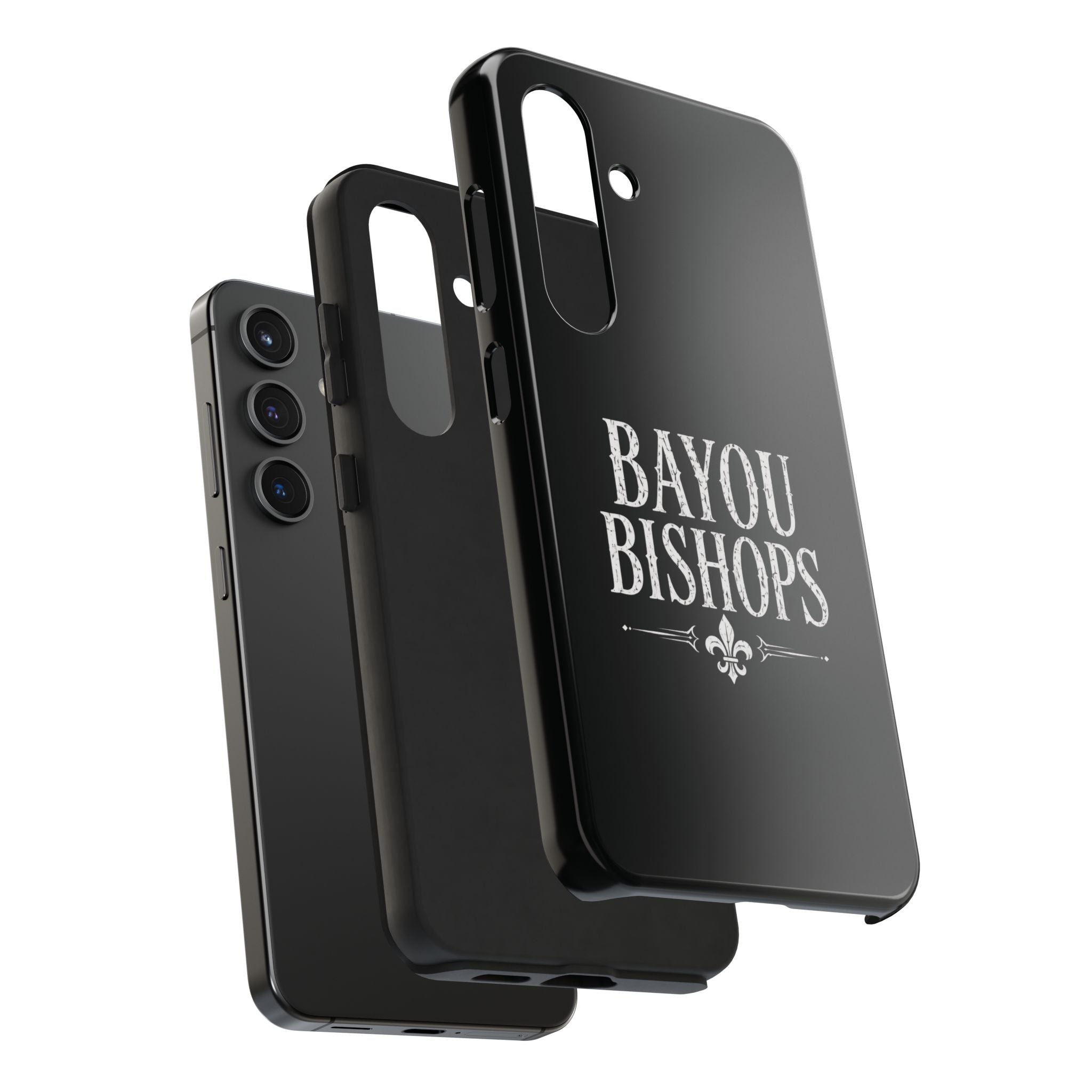 Bayou Bishops Simple Tough Phone Case Black Samsung