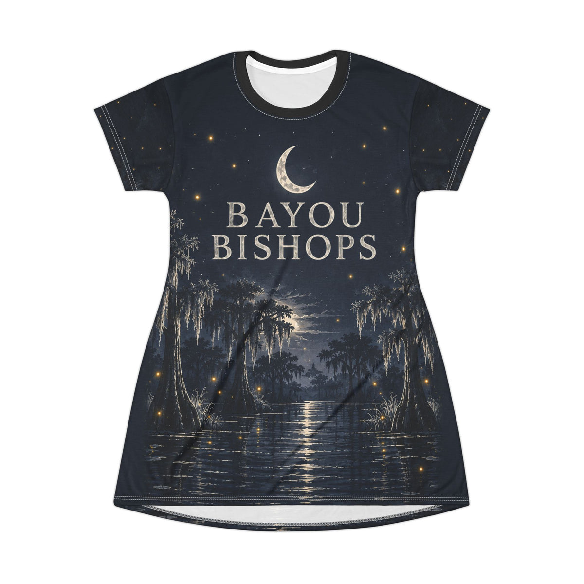 Bayou Bishops Nightscape Long Pajama Shirt