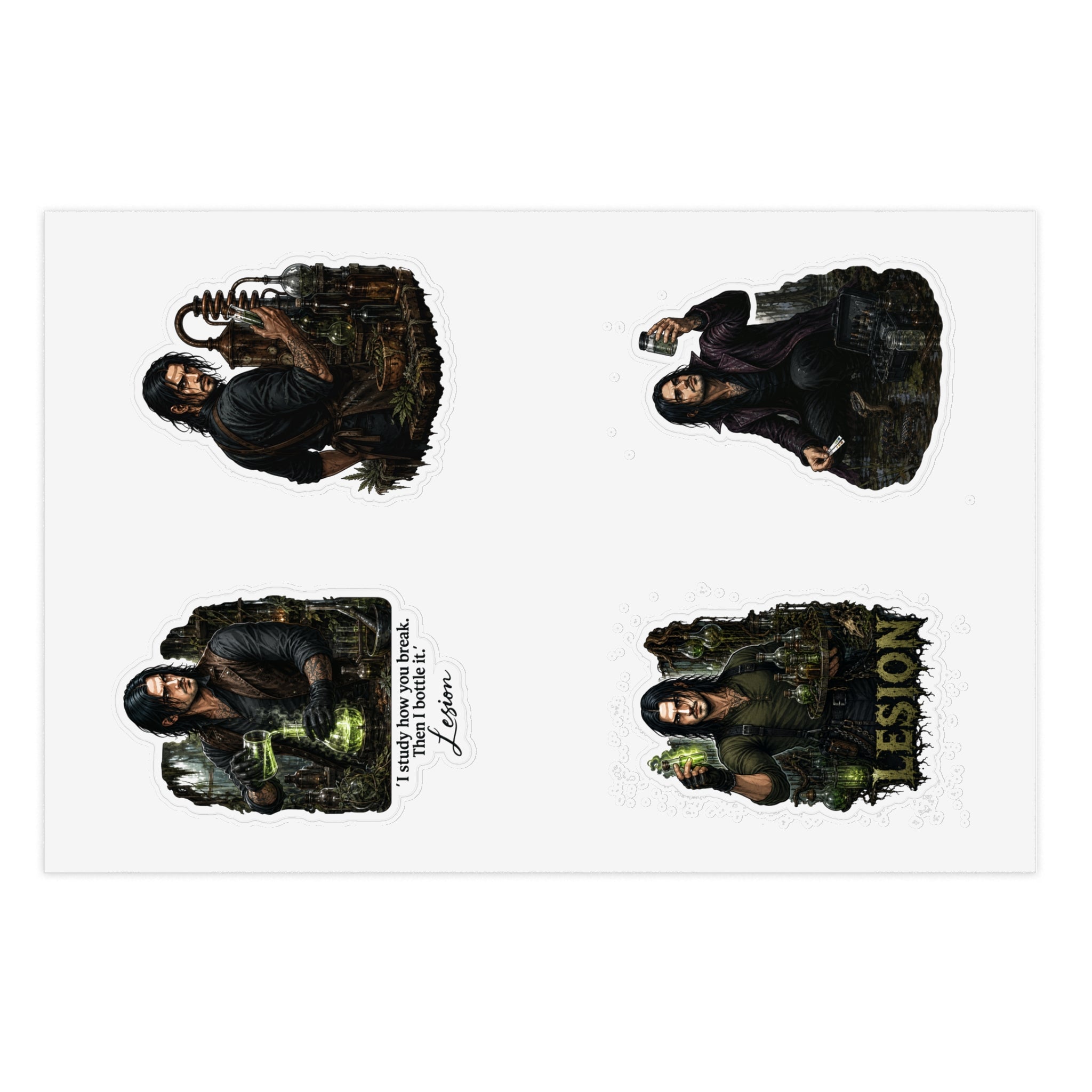 Lesion Sticker Sheet