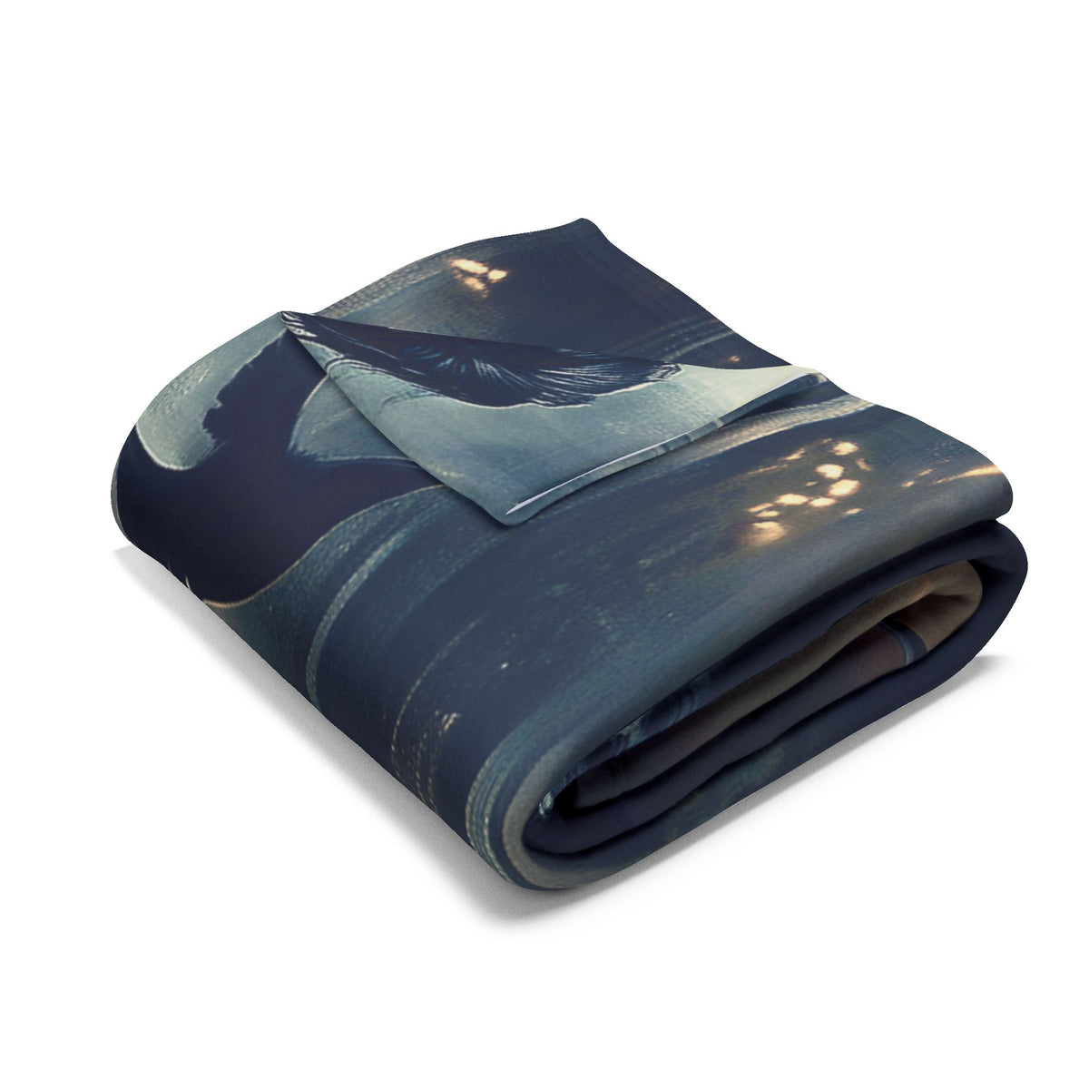 Raven King Arctic Fleece Blanket — Bayou Bishops