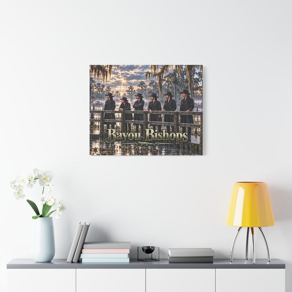 Bayou Bishops Matte Canvas Wall Art — Stretched 1.25"