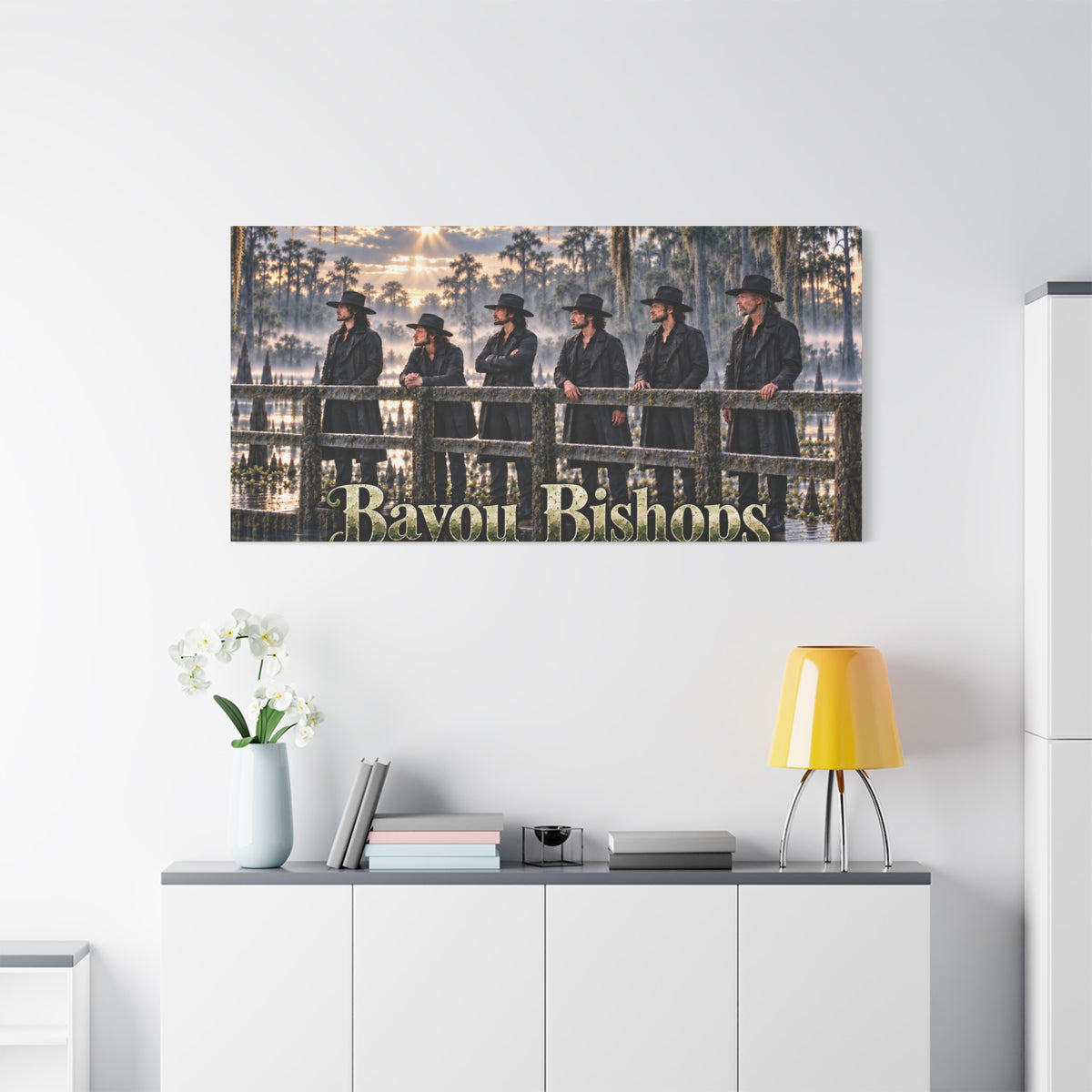 Bayou Bishops Matte Canvas Wall Art — Stretched 1.25"