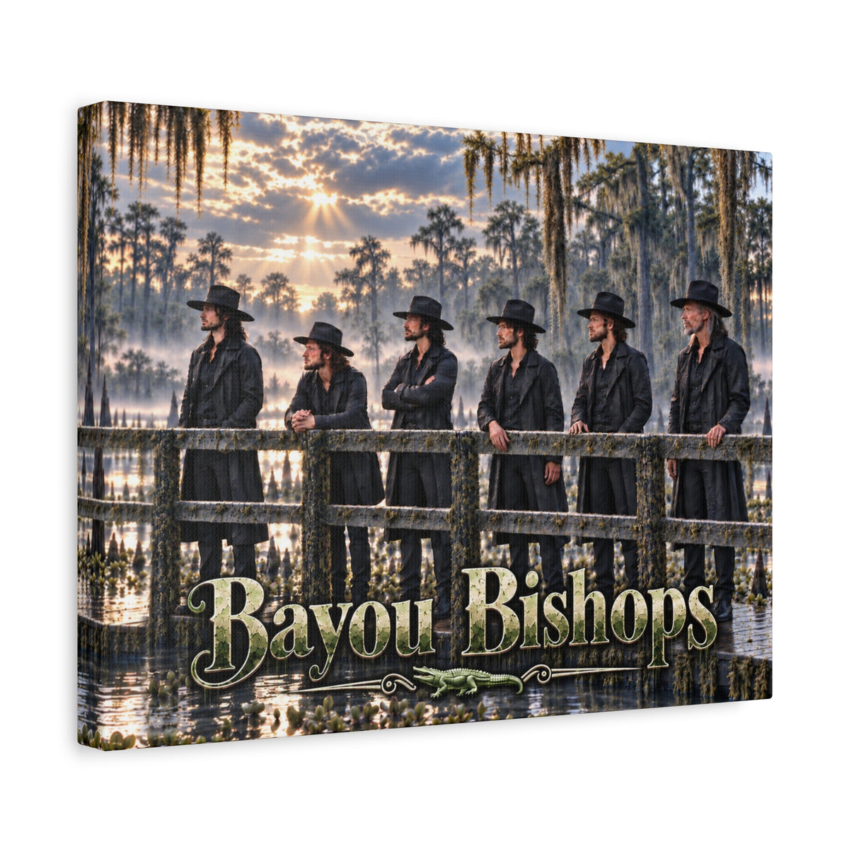 Bayou Bishops Matte Canvas Wall Art — Stretched 1.25"