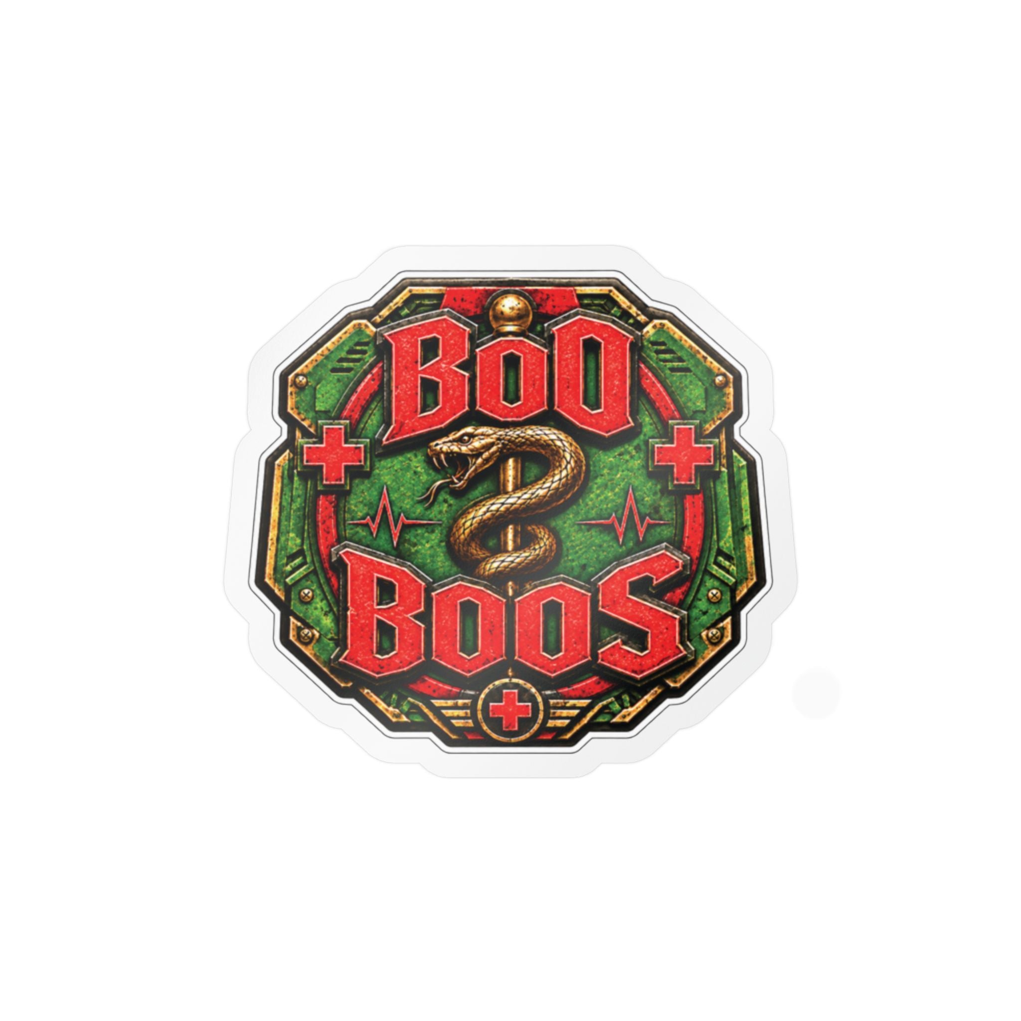 Boo Boos Kiss Cut-Sticker