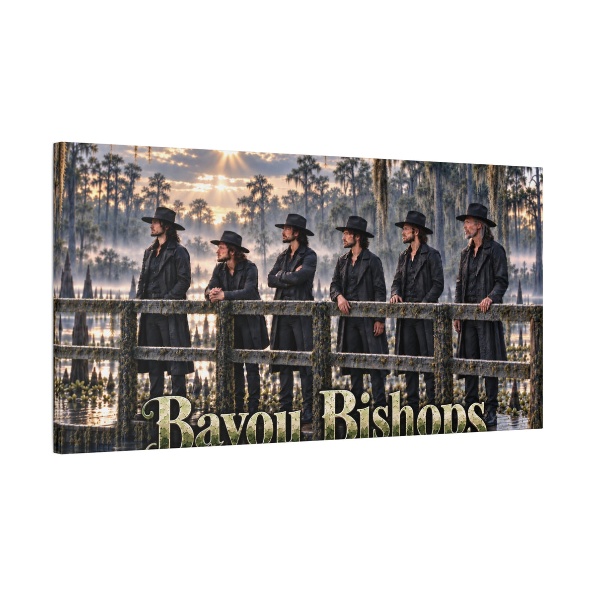 Bayou Bishops Matte Canvas Wall Art — Stretched 1.25"