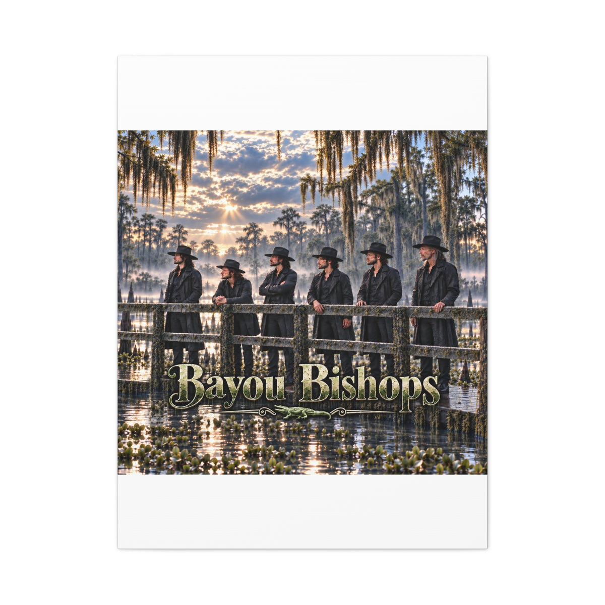 Bayou Bishops Matte Canvas Wall Art — Stretched 1.25"