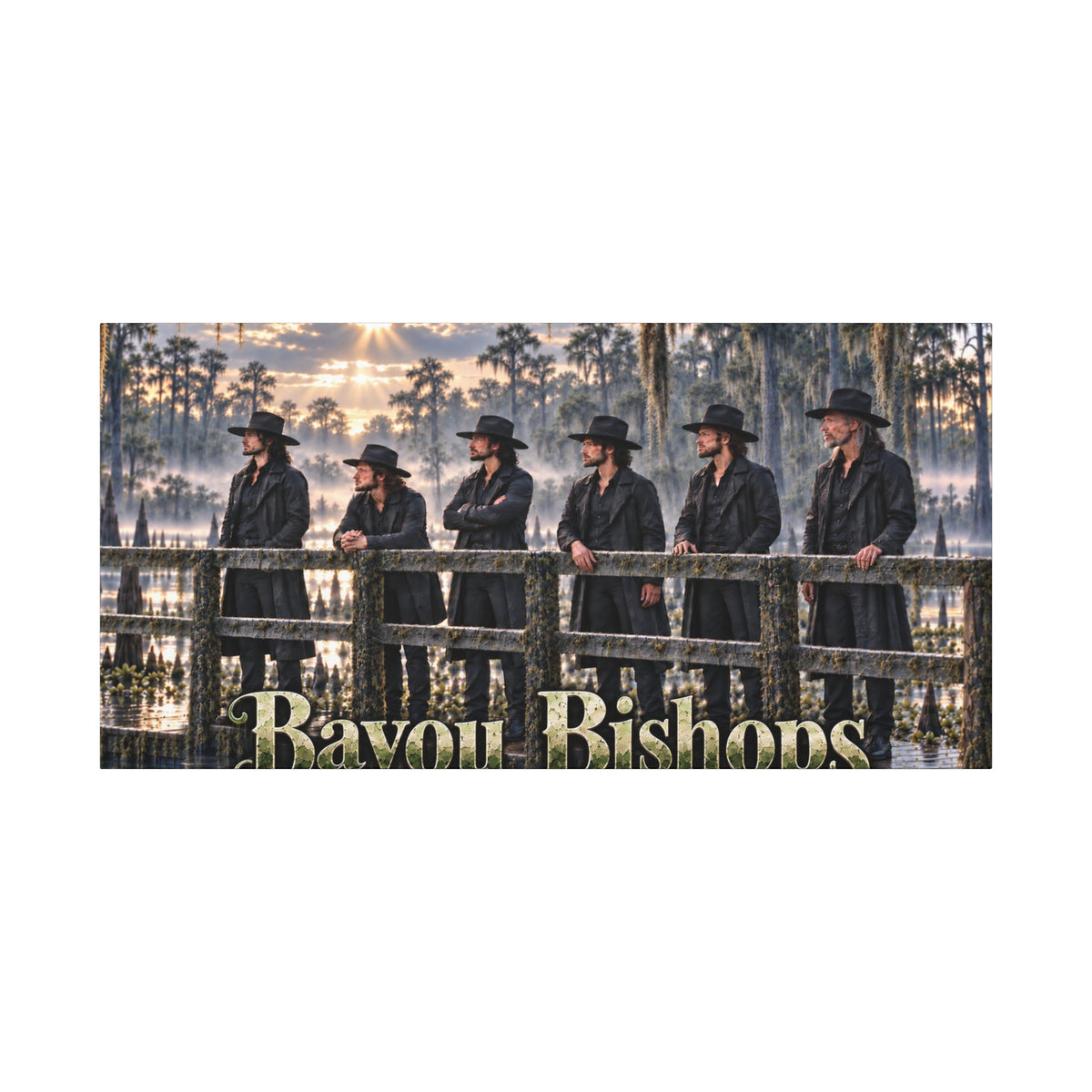Bayou Bishops Matte Canvas Wall Art — Stretched 1.25"