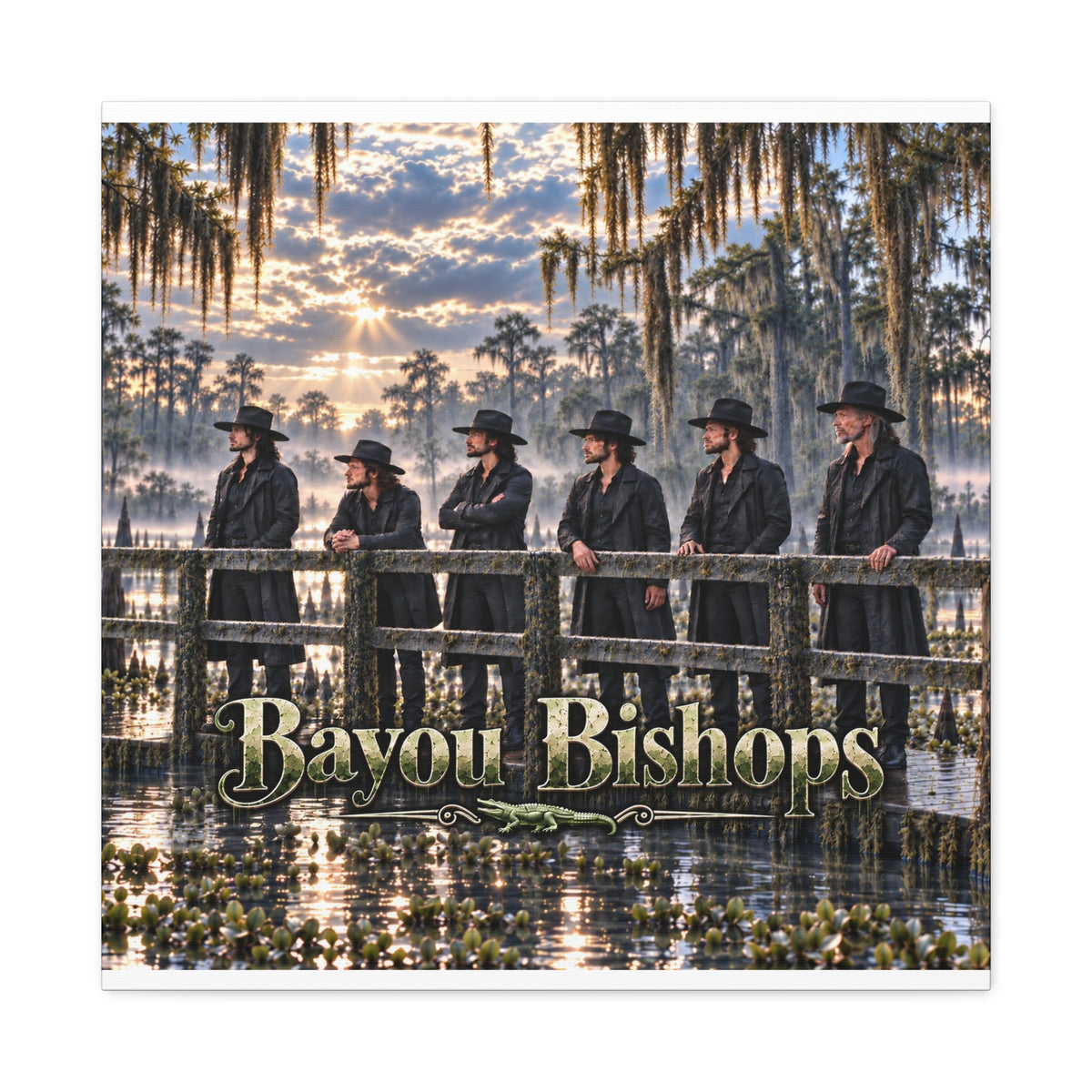 Bayou Bishops Matte Canvas Wall Art — Stretched 1.25"