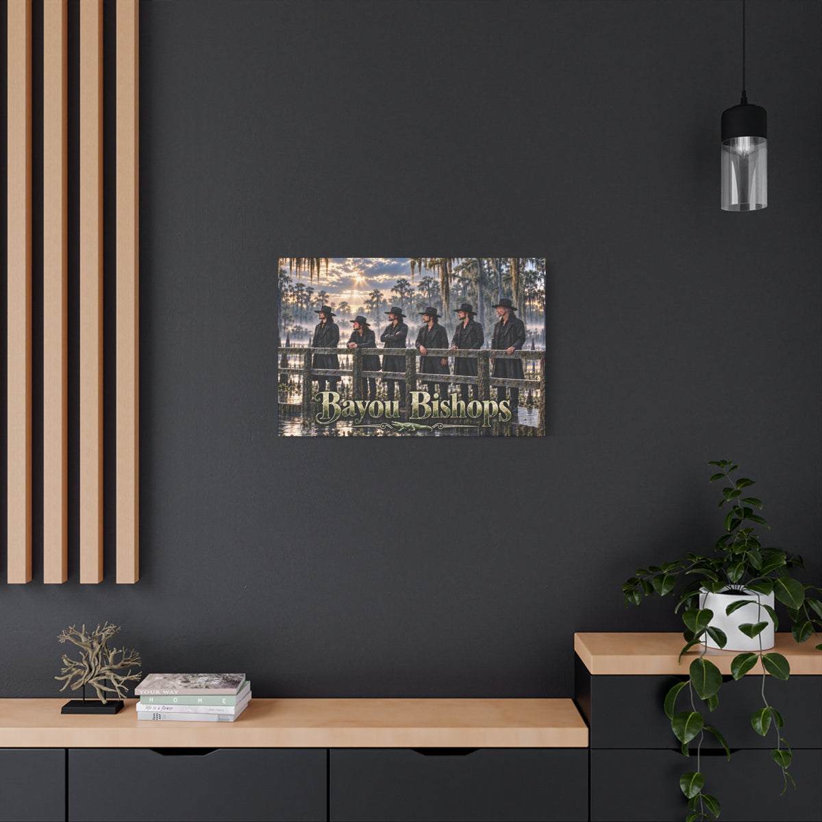 Bayou Bishops Matte Canvas Wall Art — Stretched 1.25"