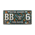 Bayou Bishops Tech Hatch Vanity Plate