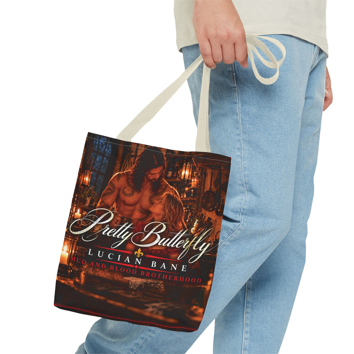 Lesions' Pretty Butterfly Concert Tote - 'Mud and Blood'