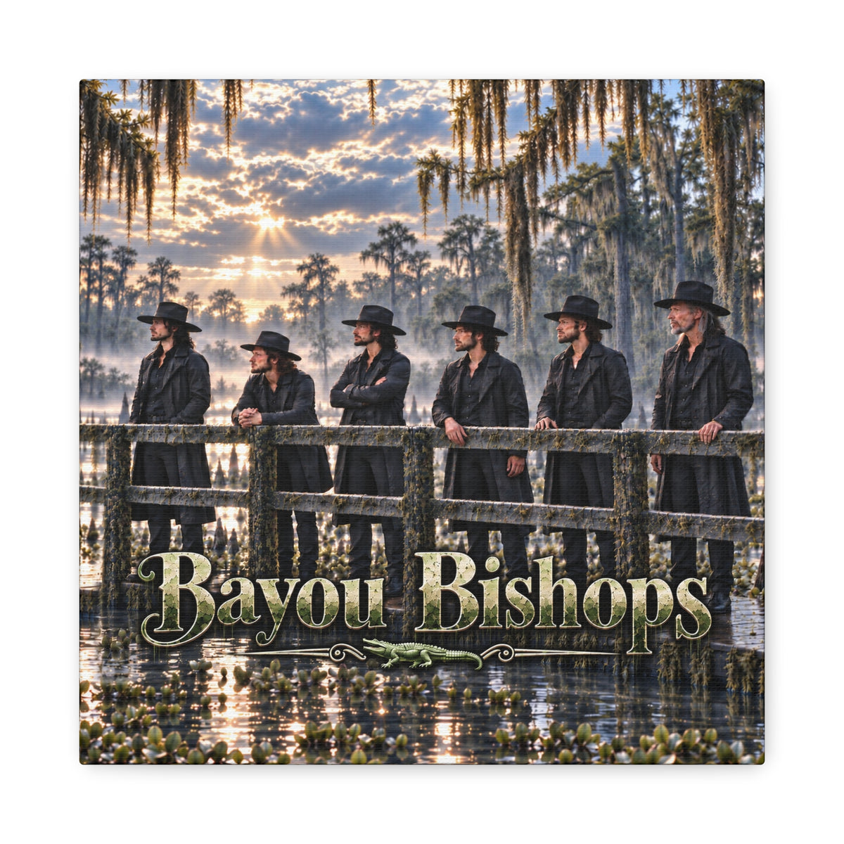 Bayou Bishops Matte Canvas Wall Art — Stretched 1.25"