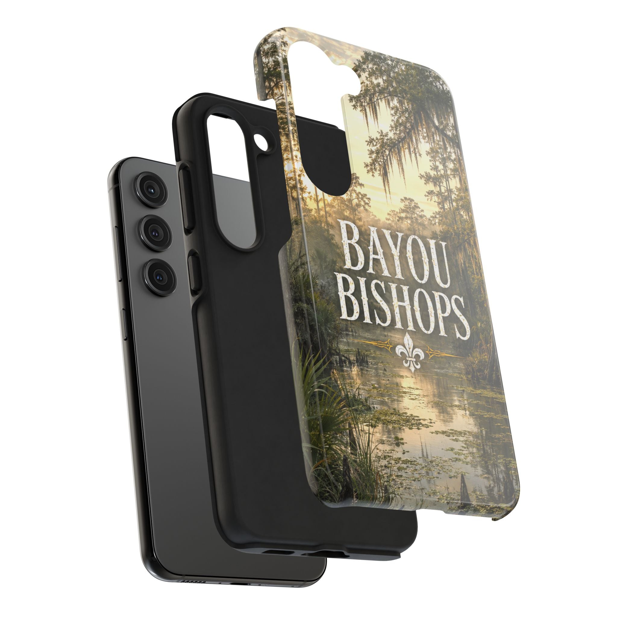Bayou Bishops Swamp Scene Tough Phone Case Black Samsung
