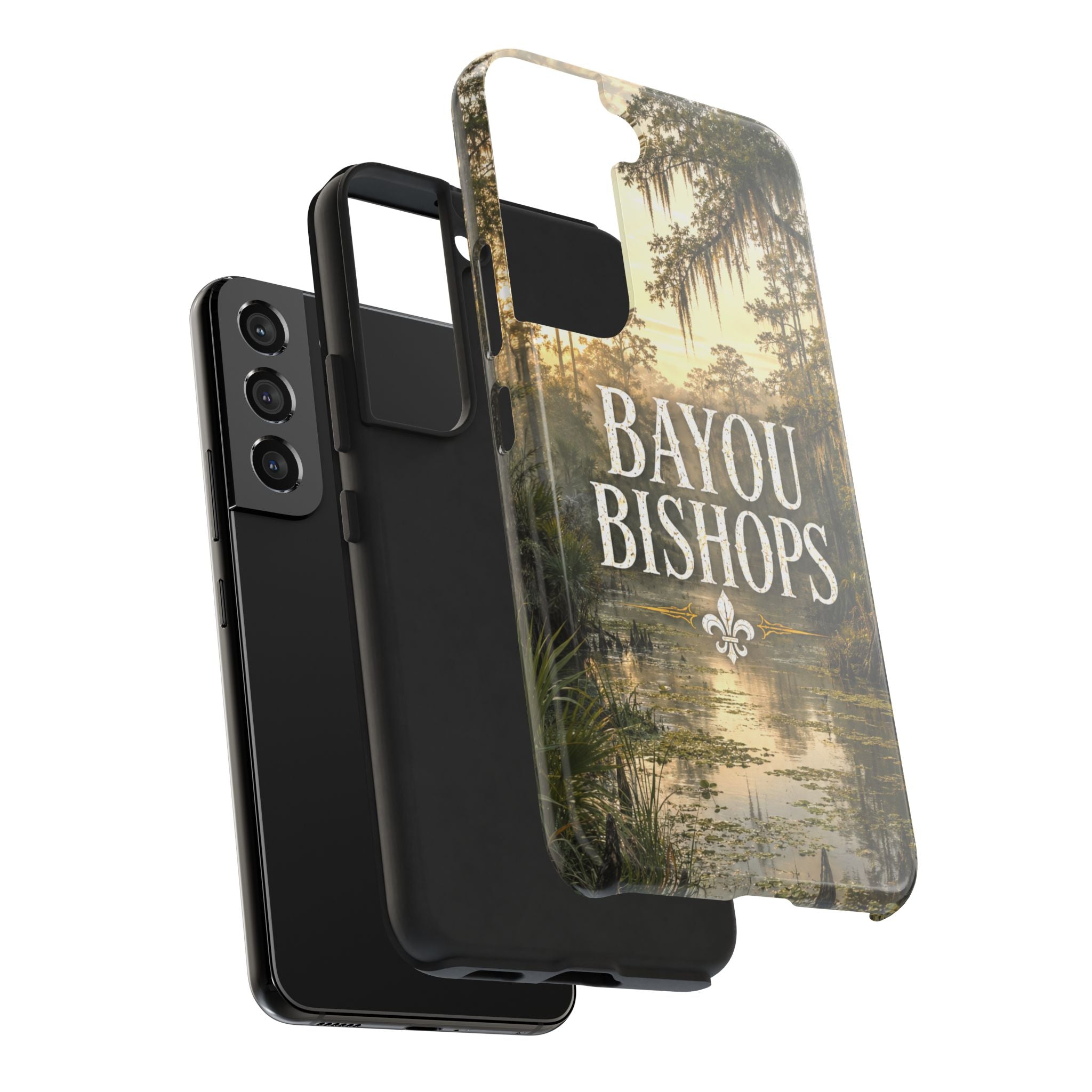 Bayou Bishops Swamp Scene Tough Phone Case Black Samsung
