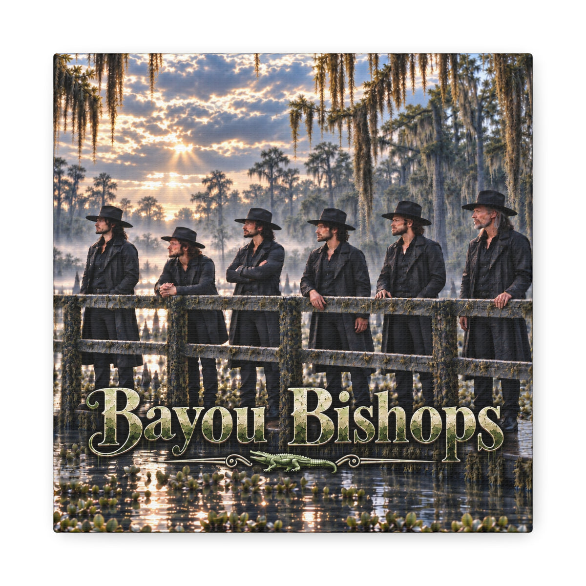 Bayou Bishops Matte Canvas Wall Art — Stretched 1.25"